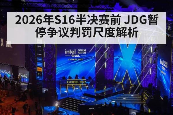 2026年S16半决赛前 JDG暂停争议判罚尺度解析